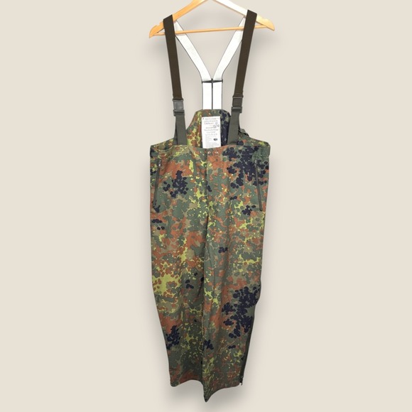 Feuchter Ringelai Other - VTG German Military Feuchter Ringelai Camo Waterproof Bib Overalls Green Men 38"